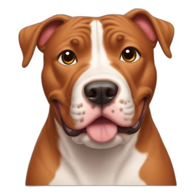 Clifford the big red pit bull sticker