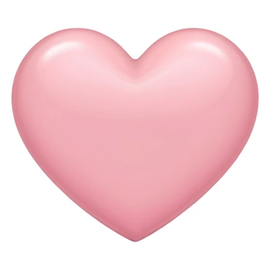 Pale pink heart sticker