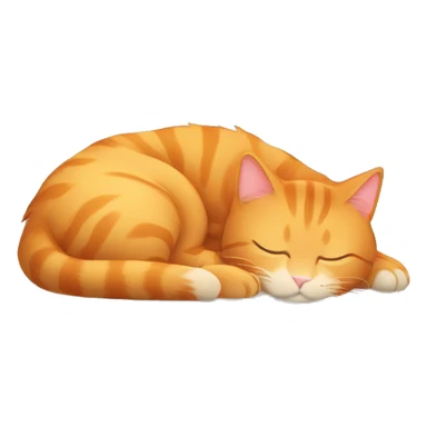 Ginger cat sleeping beneath lit Christmas tree  sticker