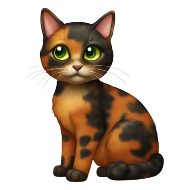 Tortoiseshell cat sticker