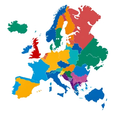 country map sticker