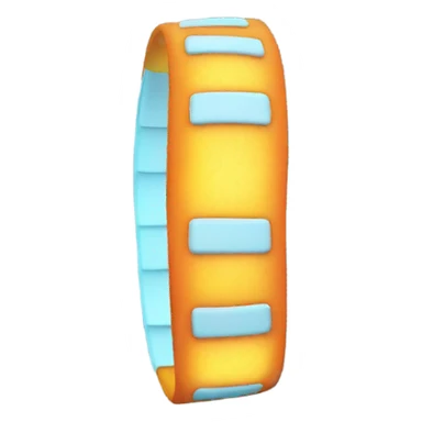 A glowing wristband sticker