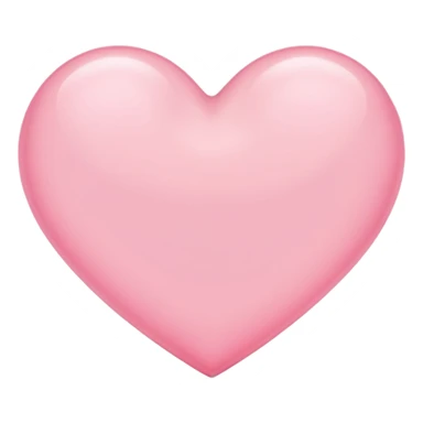 light pink heart in imagination sticker