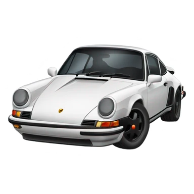 black Porsche 911 sticker