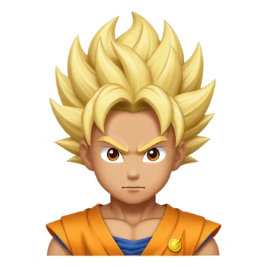 Dragon Ball Z Super saiyan sticker