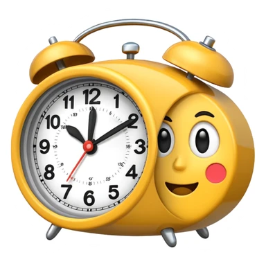 digital alarm clock set to 11 AM sticker