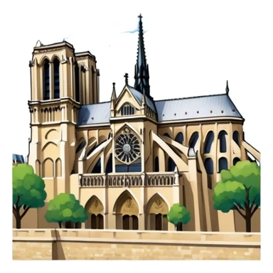 Notre Dame sticker