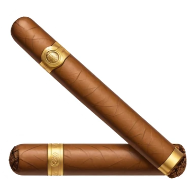 A luxury cigar emoji made of silver chrome, smooth metallic texture, minimal shape, glossy reflections, rich swag aesthetic, iOS emoji style, centered, clean white background sticker