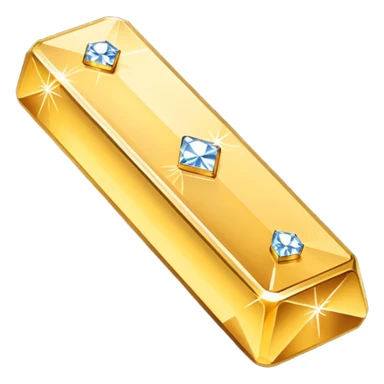 create a golden diamond bar emoji  the most attractive any one or all of them ill choose it should be fully golden sticker