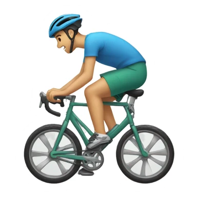 Vélo sans roue sticker