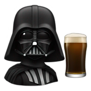 dark-vador-beer sticker