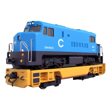 Conrail electric boxy locomotive sticker
