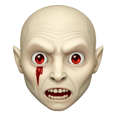 EVIL UNDEAD VAMPIRE A villainous undead vampire, with a horrifying raspy voice, and a slight Transylvanian accent. sticker