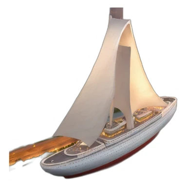 ship from firefly going through st louis arch sticker