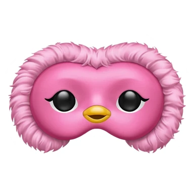 Common Pink sleeping mask  sticker