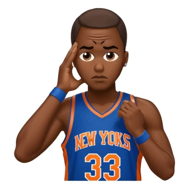  new york knicks facepalming sticker