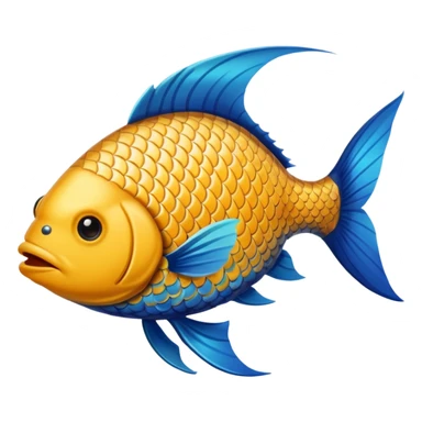 High resolution of  full body fish without distorted , no extra hybrid sticker
