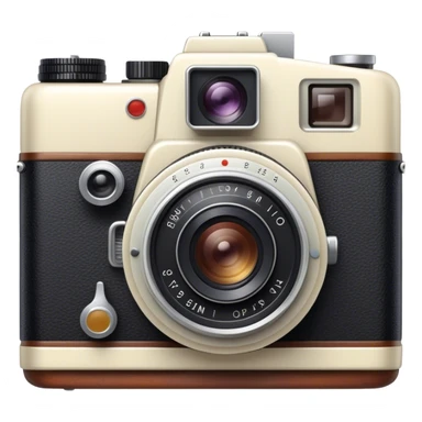 Old time camera sticker