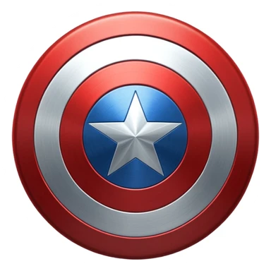 Captain America shield emoji sticker