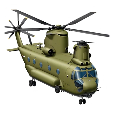 CH-47 Chinook Helicopter - boeing sticker