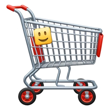shopping cart sticker