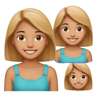 girly two frames of photos sticker