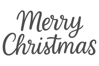 Merry Christmas  text , remove background sticker