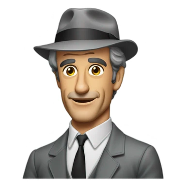 jean-paul belmondo sticker