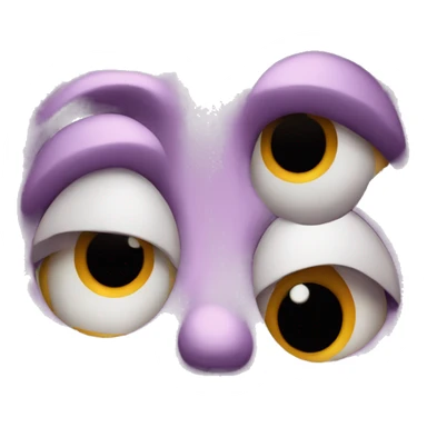 shocked face with eye twitch  sticker