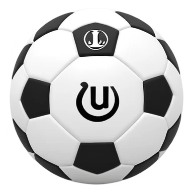 Soccer ball with lululemon sticker