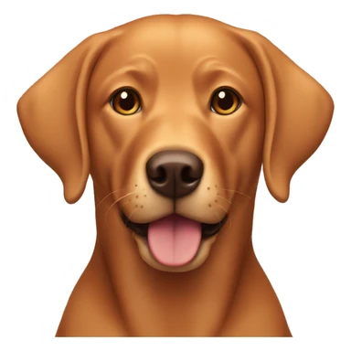 Foxred labrador retriever sticker