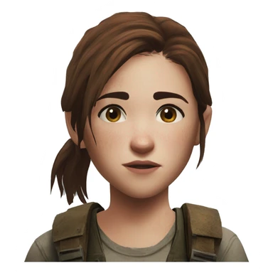 Ellie the last of us Little bit dezoom sticker