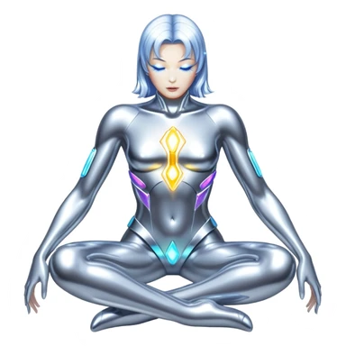 sorayama astral body glowing aura sticker