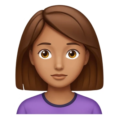 Make everyone have brown hair  sticker