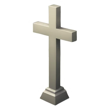 cross of Christ on Calvary Hill sticker