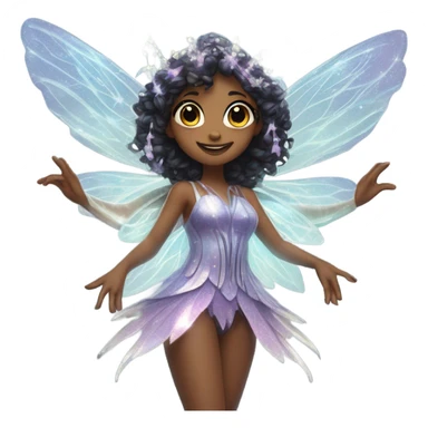 soundwave fairy sparkly sticker