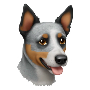 blue heeler dog sticker
