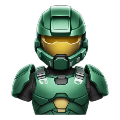 Halo Spartan cute sticker