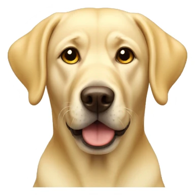 Yellow lab dog  sticker