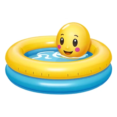 pool toy sticker