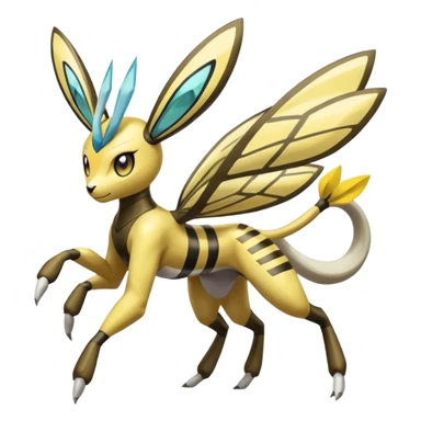 Meloetta-Zeraora-Beedrill-Manectric-Palkia-Cresselia-fusion sticker