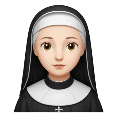 Nun sticker