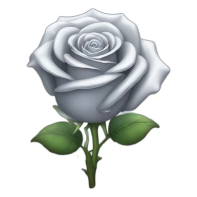 Silver rose holographic with majestic sparkles sticker