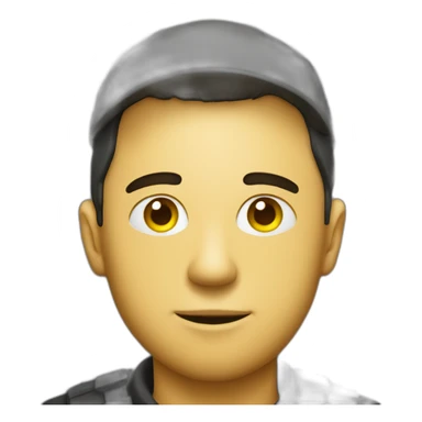 man with yellow "FBI" letters on his cap sticker