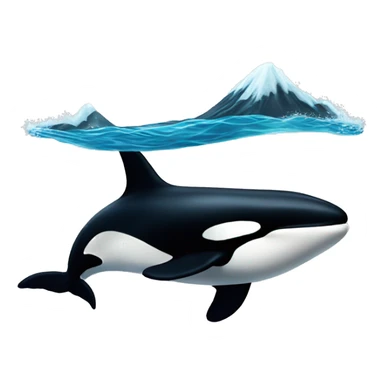 killer whale sticker