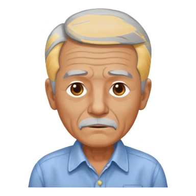 WELL BUILD OLD MAN WITH RIB PAIN sticker