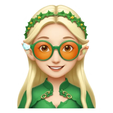elf female legolas terminator summer wibe sunglasses sticker