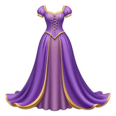 Rapunzel’s dress sticker