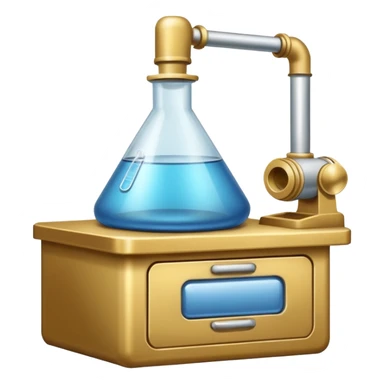 Secretive big lab in a deserted place sticker