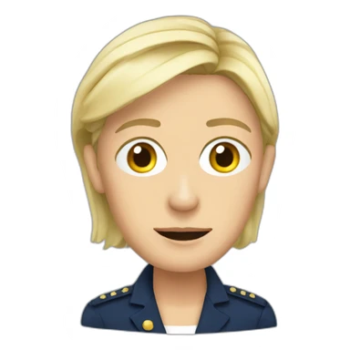 marine lepen sticker